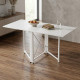 Стіл-книга трансформер Оріон 2 Ferrum-decor 750x1520x730 Білий метал ДСП Біле 16 мм (FRD-104590) - фото 1