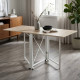 Стіл-книга трансформер Оріон 2 Ferrum-decor 750x1520x730 Білий метал ДСП Дуб Сан-Марино 16 мм (FRD-104591) - фото 1
