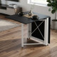 Стіл-книга трансформер Оріон 2 Ferrum-decor 750x1520x730 Білий метал ДСП Сосна Кембра 16 мм (FRD-104592) - фото 1