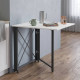Стіл-книга трансформер Оріон 1 Ferrum-decor 750x810x730 Чорний метал ДСП Біле 16 мм (FRD-104597) - фото 1