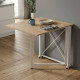 Стіл-книга трансформер Оріон 1 Ferrum-decor 750x810x730 Білий метал ДСП Дуб Сонома 16 мм (FRD-104607) - фото 1
