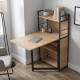 Стол книжка с этажеркой Практик 1 Ferrum-decor 1200x640x990 Черный металл ДСП Дуб Сонома 16 мм (FRD-104614) - фото 1
