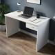 Стол компьютерный Бад Ferrum-decor 75x110x60 ДСП Белое 16 мм (FRD-104752) - фото 1