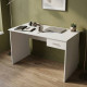 Стол компьютерный Бад Ferrum-decor 75x110x70 ДСП Белое 16 мм (FRD-104770) - фото 1