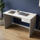 Стол компьютерный Бад Ferrum-decor 75x120x70 ДСП Белое 16 мм (FRD-104776) - фото 1