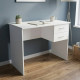 Стол компьютерный Винсент Ferrum-decor 75x120x60 ДСП Белое 16 мм (FRD-104794) - фото 1