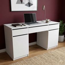 Стол компьютерный Вито 2 Ferrum-decor 750x1400x500 ДСП Белое 16 мм (FRD-104830)