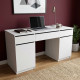 Стол компьютерный Вито 2 Ferrum-decor 750x1400x500 ДСП Белое 16 мм (FRD-104830) - фото 1