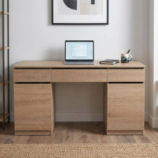 Стол компьютерный Вито 2 Ferrum-decor 750x1400x500 ДСП Дуб Сонома 16 мм (FRD-104833)