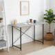 Стіл письмовий Line Лайт Ferrum-decor 75x120x50 Чорний метал ДСП Бетон 16 мм (FRD-104856) - фото 1
