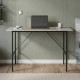 Стіл письмовий LINE Тайм Ferrum-decor 75x120x50 Чорний метал ДСП Бетон 16 мм (FRD-104884) - фото 1