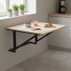 Стіл розкладний Олександр 2 Ferrum-decor 750x600x700 Чорний метал ДСП Дуб Сан-Марино 16 мм (FRD-104893) - фото 1