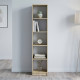 Пенал Анжело Ferrum-decor на 5 полиць 1900x400x380 ДСП Дуб Сонома 16 мм (FRD-104902) - фото 1