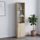 Пенал Анжело Ferrum-decor на 4 полиці з 1 дверима 1900x400x380 ДСП Дуб Сонома 16 мм (FRD-104914) - фото 1