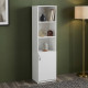 Пенал Анжело Ferrum-decor на 4 полиці з 1 дверима 1900x500x380 ДСП Біле 16 мм (FRD-104948) - фото 1