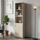 Пенал Анжело Ferrum-decor на 4 полиці з 1 дверима 1900x500x380 ДСП Дуб Сан-Марино 16 мм (FRD-104949) - фото 1