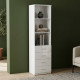 Пенал Анжело Ferrum-decor на 3 полиці із 4 шухлядами 1900x500x380 ДСП Біле 16 мм (FRD-104960) - фото 1