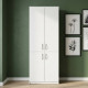 Шкаф Анжело Ferrum-decor на 5 полок с 4 дверями 1900x600x380 ДСП Белое 16 мм (FRD-105001) - фото 1