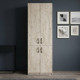Шкаф Анжело Ferrum-decor на 5 полок с 4 дверями 1900x600x380 ДСП Дуб Сан-Марино 16 мм (FRD-105002) - фото 1