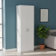 Шафа Анжело Ferrum-decor на 5 полиць 2 двері 1900x700x380 ДСП Біле 16 мм (FRD-105013) - фото 1