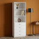 Шкаф Анжело Ferrum-decor на 3 полки с 4 ящика 1900x700x380 ДСП Белое 16 мм (FRD-105019) - фото 1