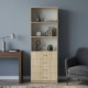 Шкаф Анжело Ferrum-decor на 3 полки с 4 ящика 1900x700x380 ДСП Дуб Сонома 16 мм (FRD-105022) - фото 1