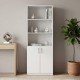 Шафа Анжело Ferrum-decor на 5 полиць з 2 дверима 1900x700x380 ДСП Біле 16 мм (FRD-105031) - фото 1