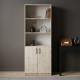 Шафа Анжело Ferrum-decor на 5 полиць з 2 дверима 1900x700x380 ДСП Дуб Сан-Марино 16 мм (FRD-105032) - фото 1