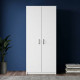 Шафа Анжело Ferrum-decor на 5 полиць 2 двері 1900x800x380 ДСП Біле 16 мм (FRD-105049) - фото 1