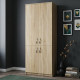 Шкаф Анжело Ferrum-decor 5 полок 4 двери 1900x800x380 ДСП Дуб Сонома 16 мм (FRD-105058) - фото 1