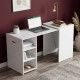 Стол-тумба трансформер Смарт 1/1 Ferrum-decor 750x1450x500 ДСП Белое 16 мм (FRD-105067) - фото 1