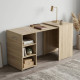 Стол-тумба трансформер Смарт 1/1 Ferrum-decor 750x1450x500 ДСП Дуб Сонома 16 мм (FRD-105070) - фото 1
