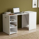 Стол-тумба трансформер Смарт 1/2 Ferrum-decor 750x1450x600 ДСП Белое 16 мм (FRD-105074) - фото 1