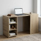 Стол-тумба трансформер Смарт 1/2 Ferrum-decor 750x1450x600 ДСП Дуб Сонома 16 мм (FRD-105077) - фото 1