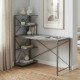 Компьютерный стол Ferrum-decor Джек 75x120x70 Серый ДСП Бетон (FRD-105318) - фото 1