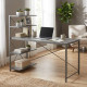 Комп'ютерний стіл Ferrum-decor Джек 75x140x70 Сірий ДСП Бетон (FRD-105321) - фото 1