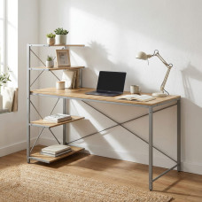 Компьютерный стол Ferrum-decor Джек 75x120x70 Серый ДСП Артизан (FRD-105408)