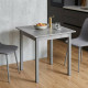 Стол кухонный Ferrum-decor Диего 75x80x80 Серый ДСП Бетон 16мм (FRD-105577) - фото 1