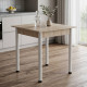 Стіл кухонний Ferrum-decor Агата 75x70x70 Білий ДСП Сан-Марино 16мм (FRD-105633) - фото 1
