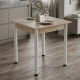 Стіл кухонний Ferrum-decor Агата 75x80x80 Білий ДСП Сан-Марино 16мм (FRD-105635) - фото 1