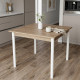 Стіл кухонний Ferrum-decor Агата 75x90x90 Білий ДСП Сан-Марино 16мм (FRD-105638) - фото 1