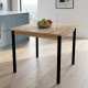 Стіл кухонний Ferrum-decor Агата 75x90x90 Чорний ДСП Сан-Марино 16мм (FRD-105640) - фото 1