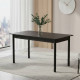 Стіл кухонний Ferrum-decor Беніта 75x120x70 Чорний ДСП Сосна Кембра 16мм (FRD-105698) - фото 1
