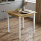 Стіл кухонний Ferrum-decor Дієго 75x80x80 Білий ДСП Дуб Артизан 16мм (FRD-105711) - фото 1