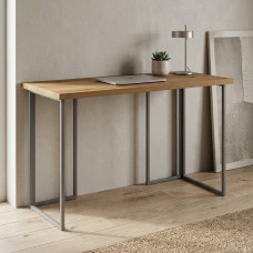 Комп'ютерний стіл Ferrum-decor Ханна 75x120x60 сірий ДСП Дуб Артизан 32мм (FRD-106216)