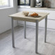 Стіл кухонний Ferrum-decor Агата 75x70x70 Сірий ДСП Сонома 16мм (FRD-106243) - фото 1