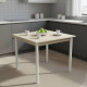 Кухонний стіл Ferrum-decor Агата 75x80x80 Білий ДСП Сонома 16мм (FRD-106249) - фото 1
