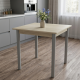 Стіл кухонний Ferrum-decor Агата 75x80x80 Сірий ДСП Сонома 16мм (FRD-106252) - фото 1