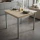 Кухонний стіл Ferrum-decor Агата 75x90x90 Сірий ДСП Сонома 16мм (FRD-106261) - фото 1