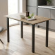 Стіл універсальний Knap Ferrum-decor 75x140x60 Чорний метал ДСП Дуб Сан-Марино 16 мм (FRD-106355) - фото 1